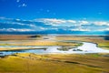 Winding river of the Yellow River